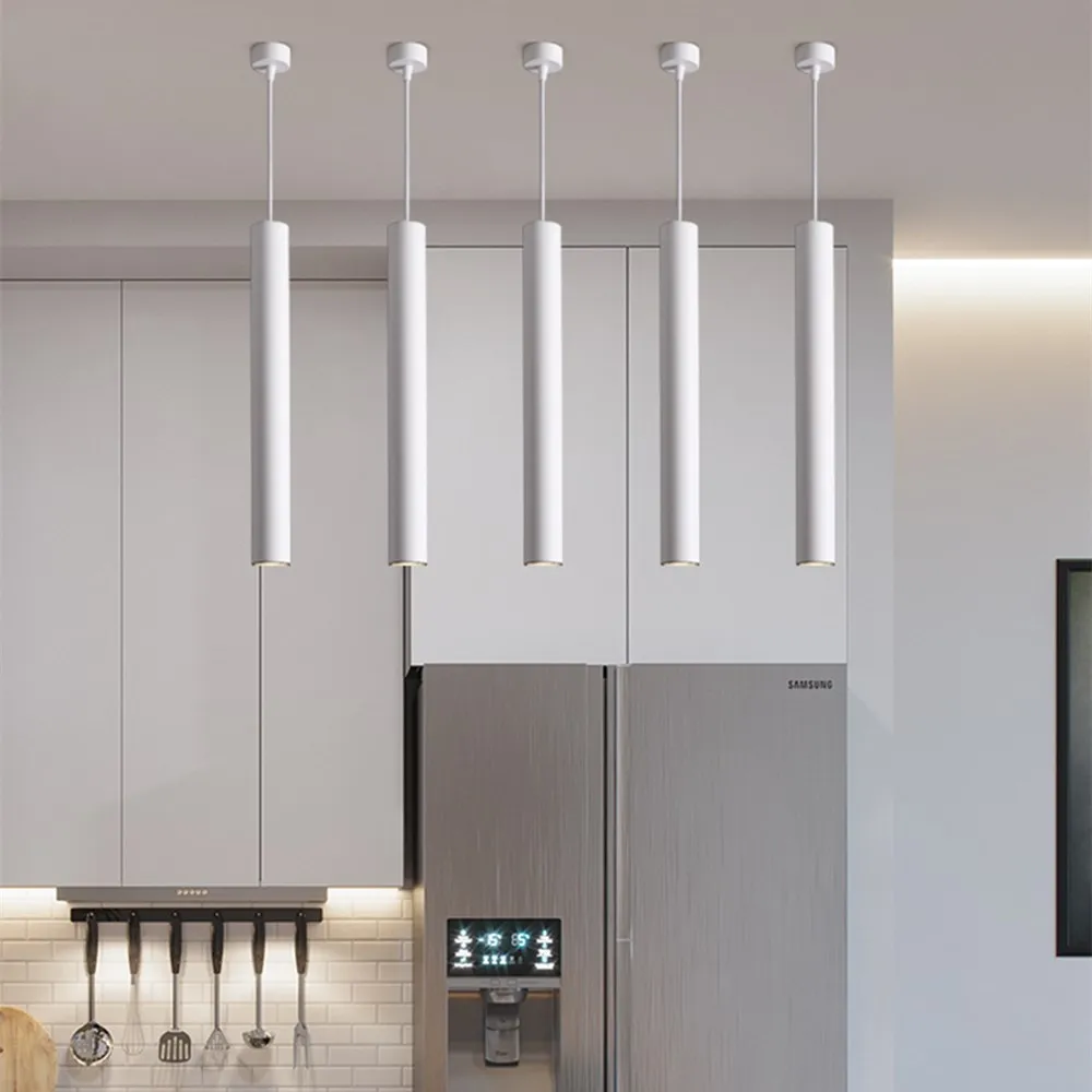 Commercial Kitchen Island - Lampe suspendue LED moderne, lampe à
