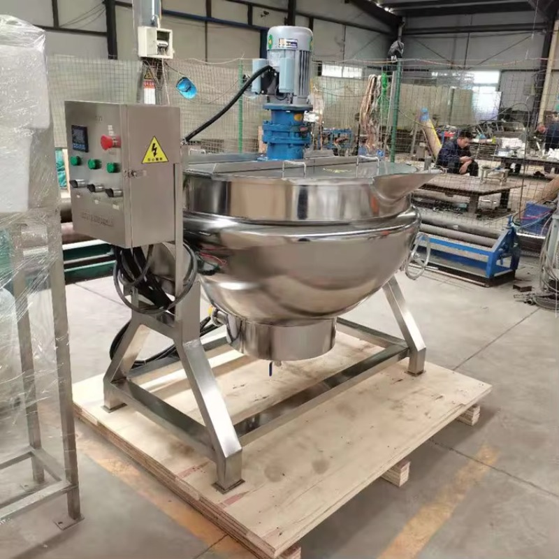 Commercial Kitchen Kettle - Marmite à vapeur avec agitateur inclinable,