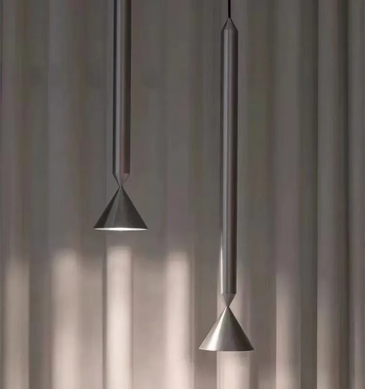 Commercial Kitchen Island - Lampe suspendue nordique à Long pôle,