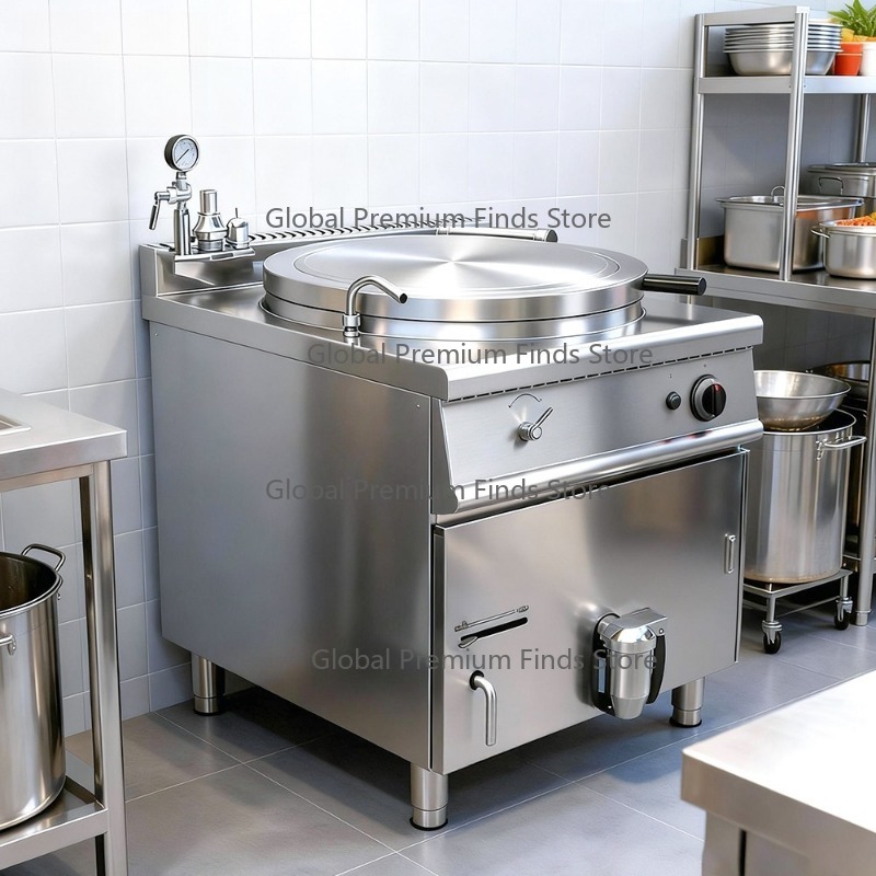 Commercial Kitchen Kettle - Pot à soupe G-as Commercial, bouilloire