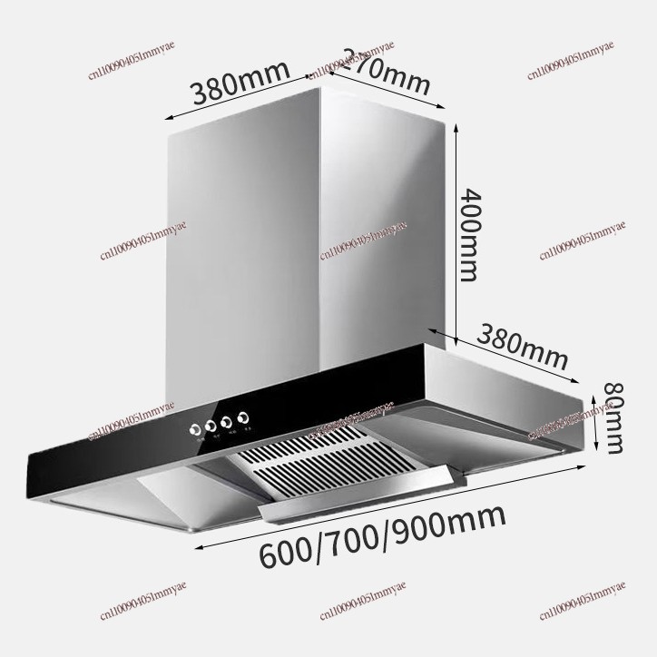 Commercial Kitchen Range Hood - Hotte de cuisine à grande aspiration,