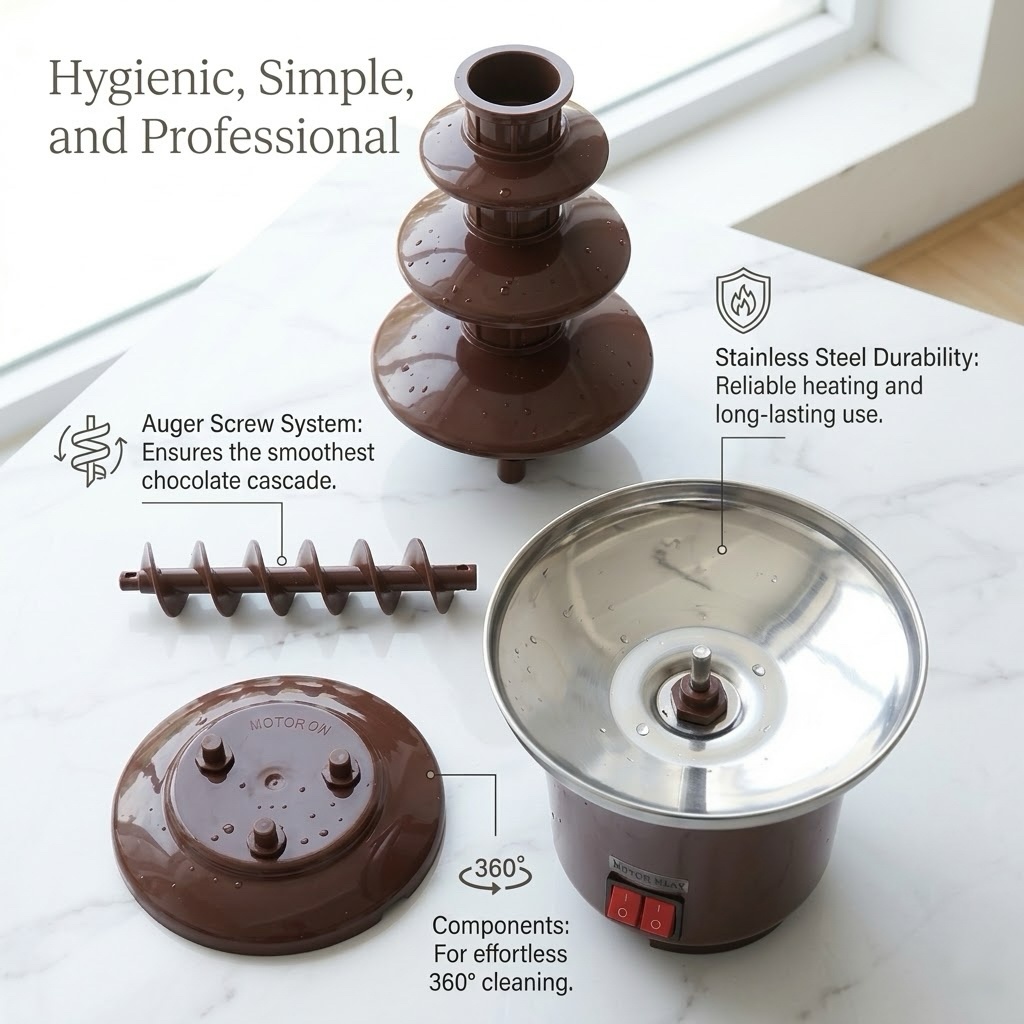 Fontaine à chocolat électrique - Chocolate Fountain Commercial avis et prix