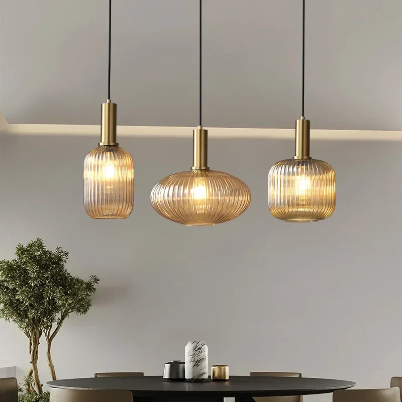Vintage coloré verre rayé pend - Commercial Kitchen Island avis et prix