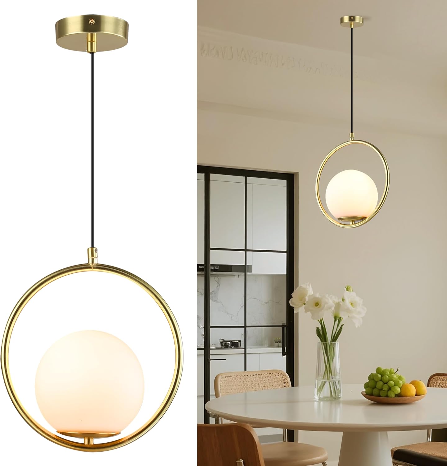 Lampes suspendues en PVC doré, - Commercial Kitchen Island avis et prix